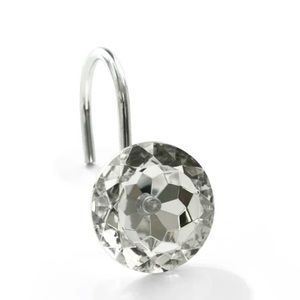 Faux jewel shower hook set or 3 for $25